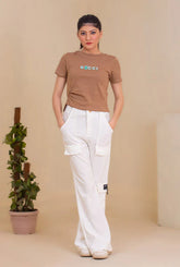 Blush Cargo Luxe Pants